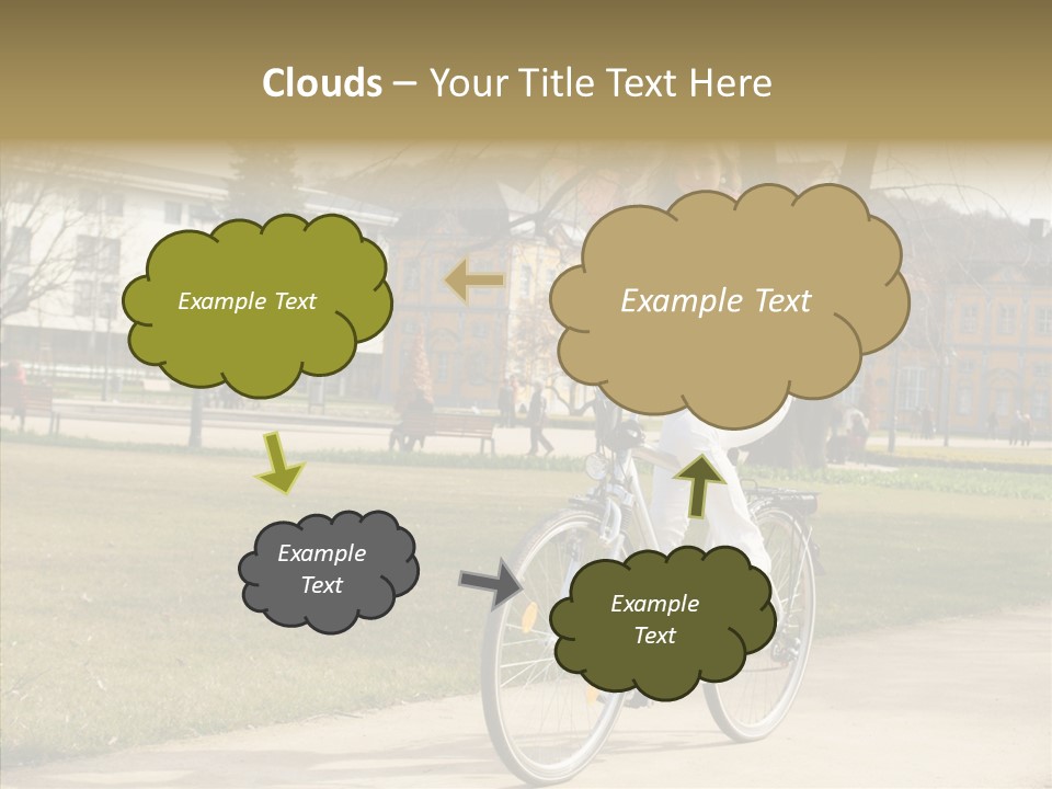Long Urban Transport PowerPoint Template