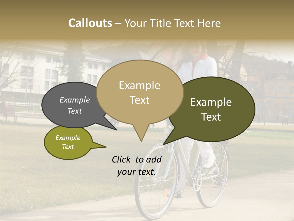 Long Urban Transport PowerPoint Template