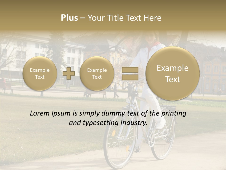 Long Urban Transport PowerPoint Template