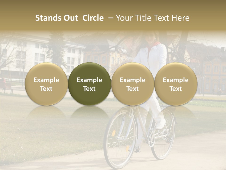 Long Urban Transport PowerPoint Template