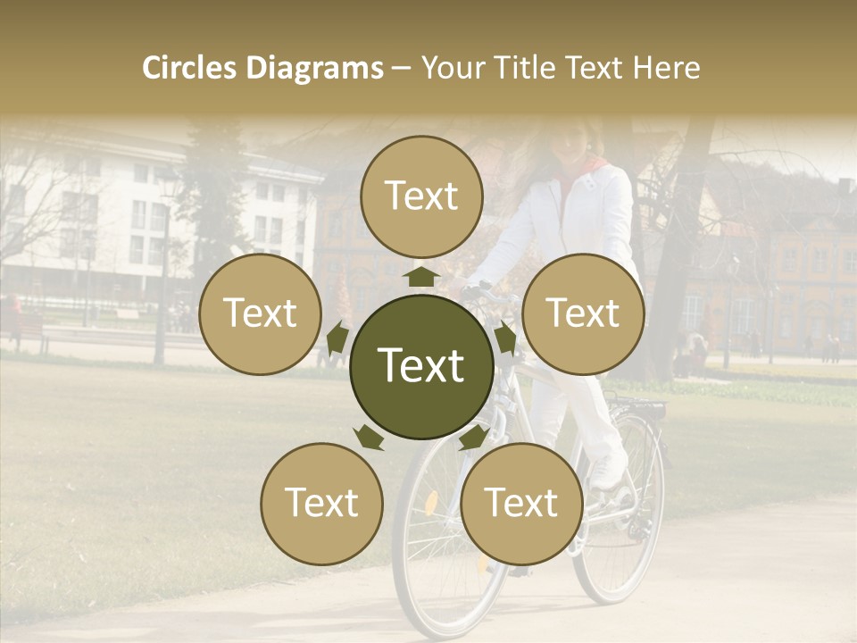 Long Urban Transport PowerPoint Template