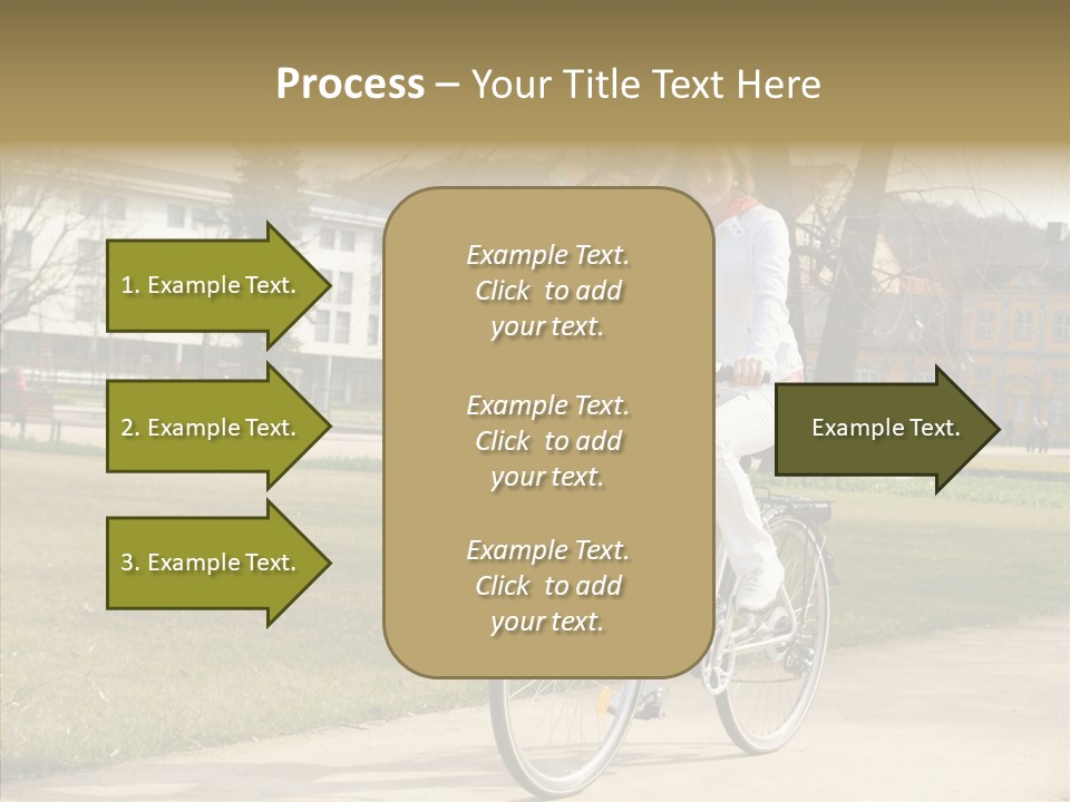 Long Urban Transport PowerPoint Template