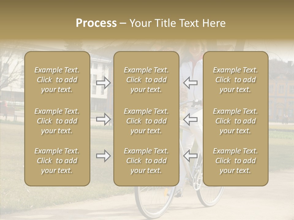 Long Urban Transport PowerPoint Template
