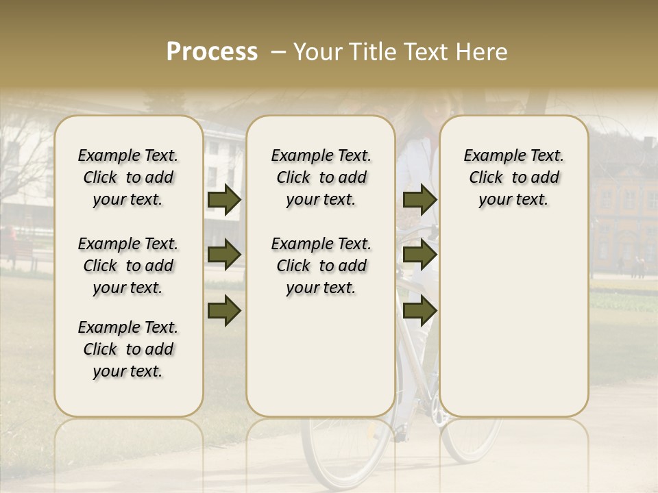 Long Urban Transport PowerPoint Template