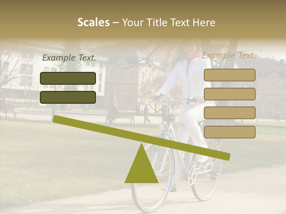 Long Urban Transport PowerPoint Template