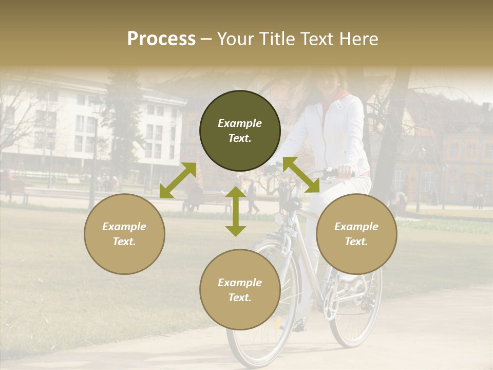 Long Urban Transport PowerPoint Template