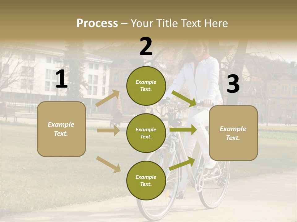Long Urban Transport PowerPoint Template