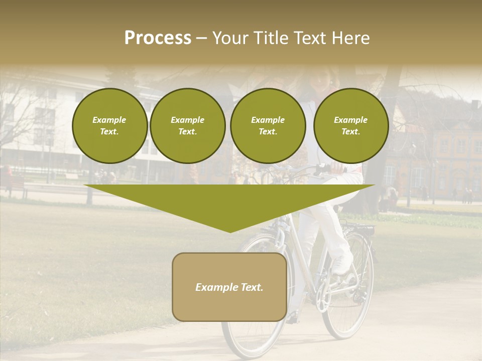Long Urban Transport PowerPoint Template