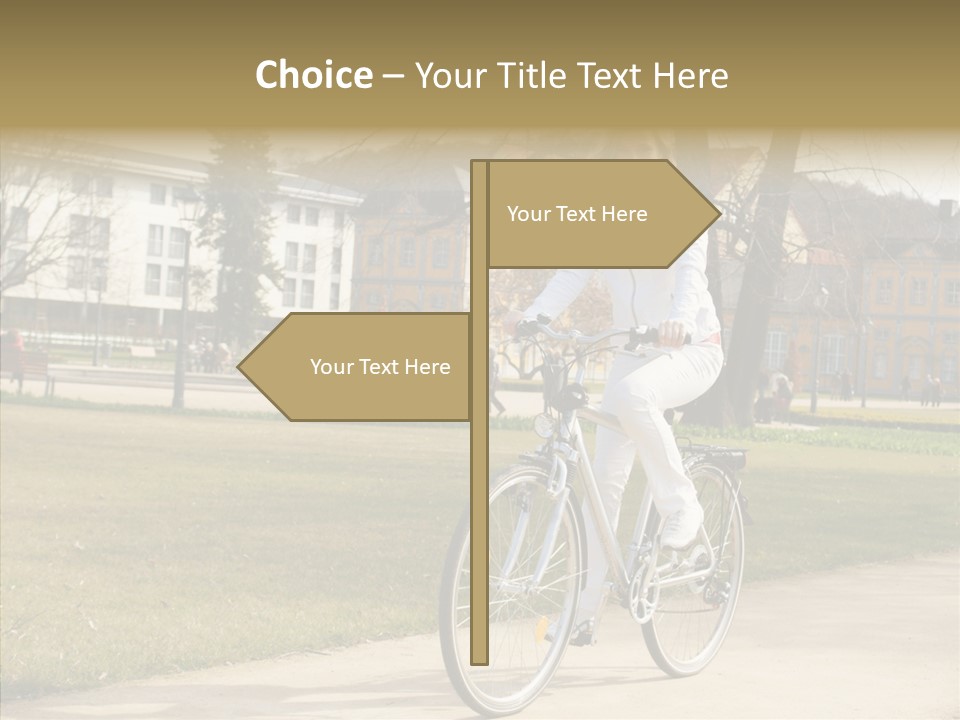 Long Urban Transport PowerPoint Template