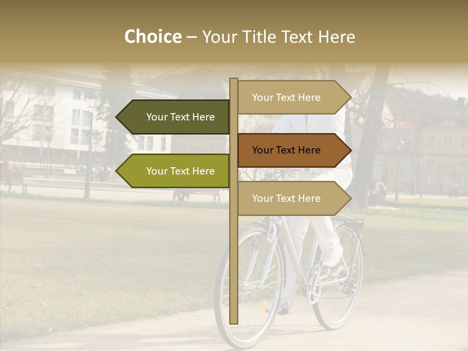 Long Urban Transport PowerPoint Template