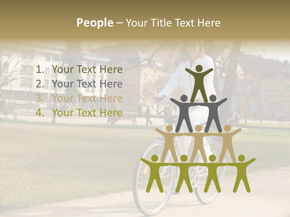 Long Urban Transport PowerPoint Template