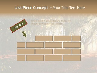 Branch Gold Ground PowerPoint Template