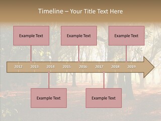 Branch Gold Ground PowerPoint Template