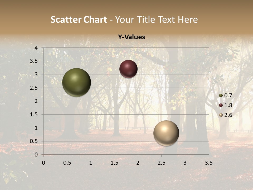 Branch Gold Ground PowerPoint Template
