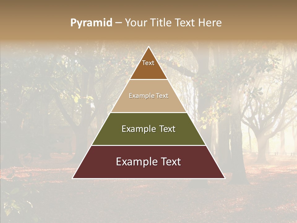 Branch Gold Ground PowerPoint Template
