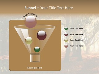 Branch Gold Ground PowerPoint Template
