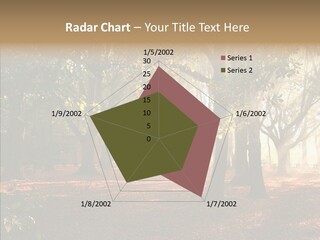 Branch Gold Ground PowerPoint Template