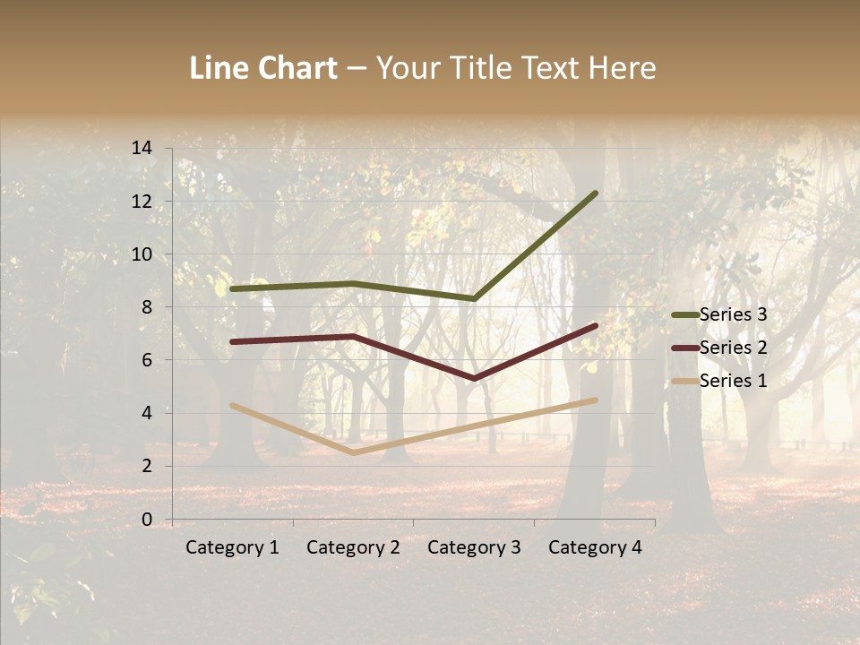 Branch Gold Ground PowerPoint Template