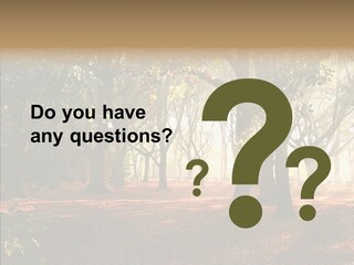 Branch Gold Ground PowerPoint Template