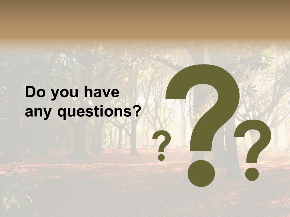 Branch Gold Ground PowerPoint Template