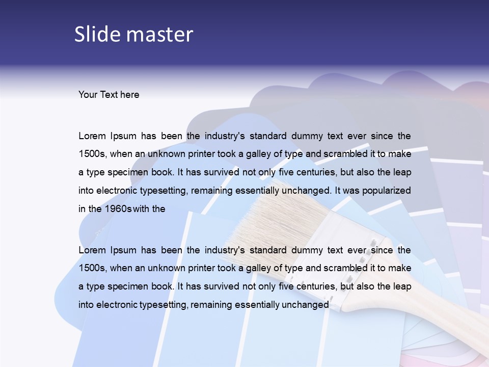 Example Bright Color PowerPoint Template