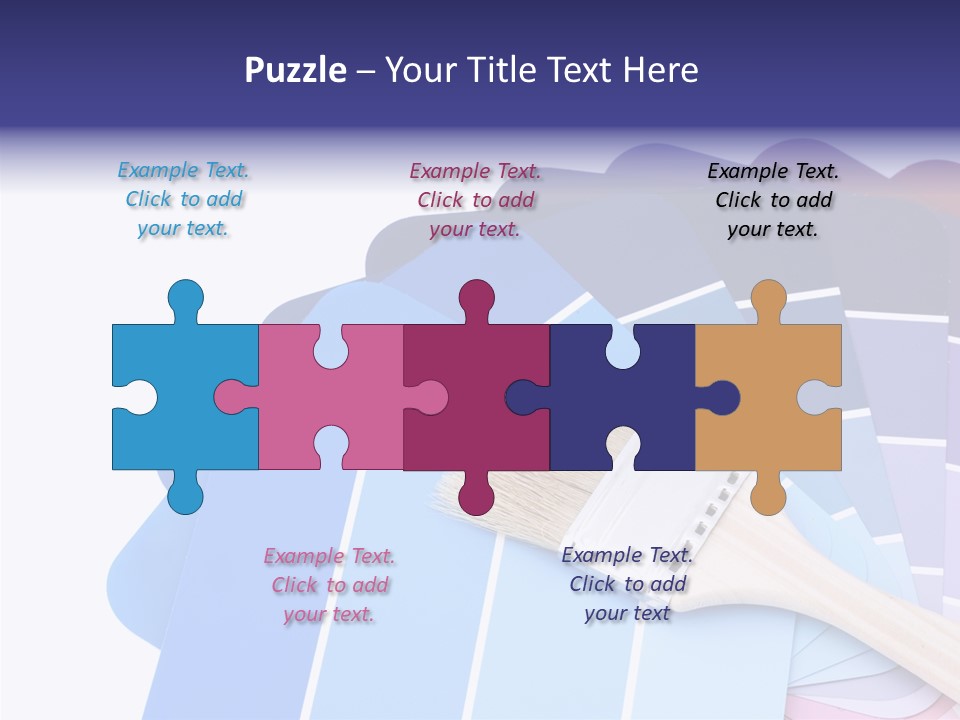 Example Bright Color PowerPoint Template