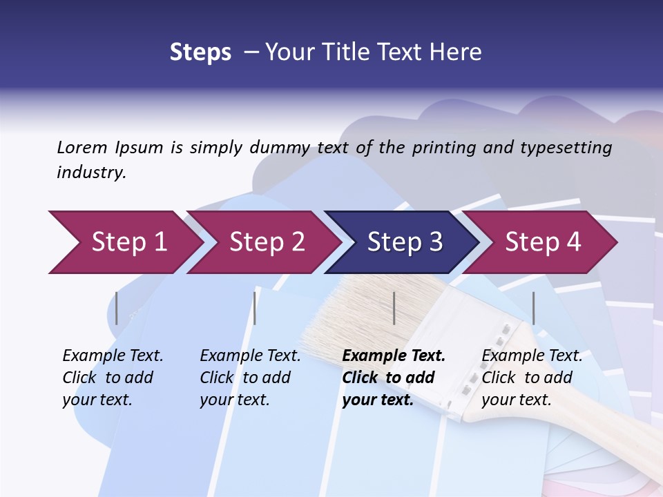 Example Bright Color PowerPoint Template