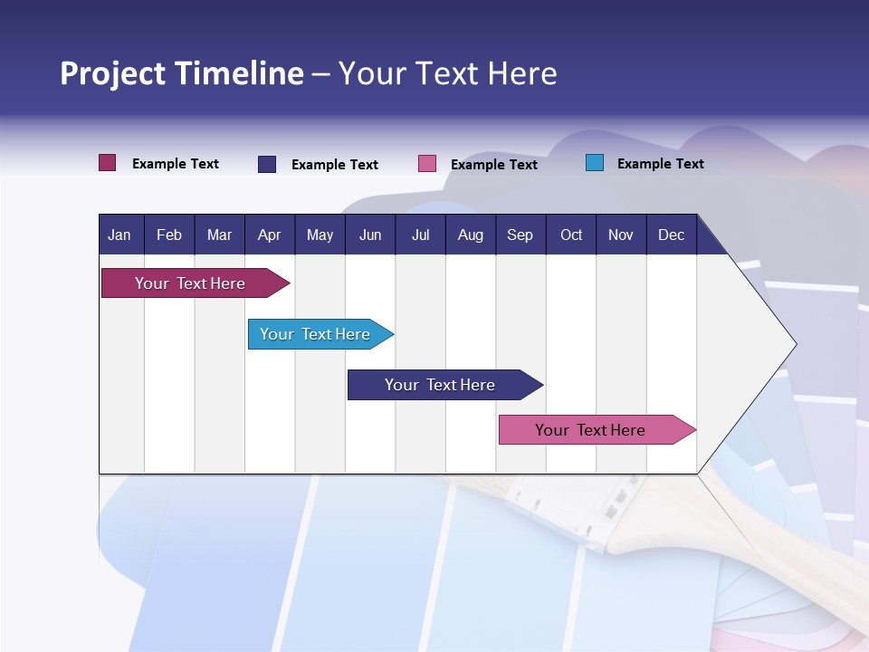 Example Bright Color PowerPoint Template