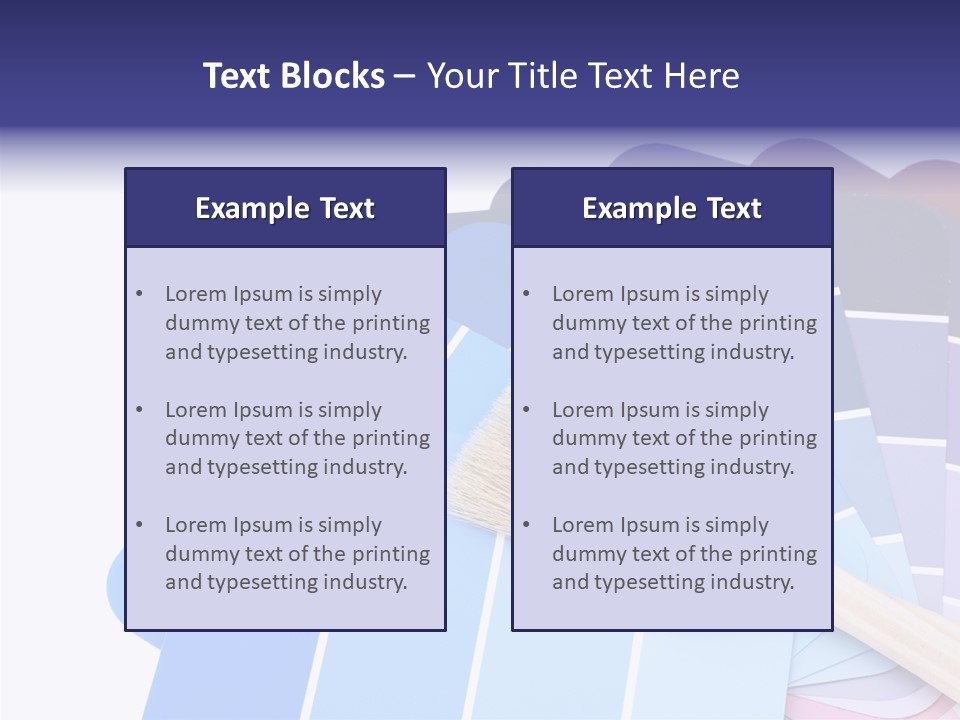 Example Bright Color PowerPoint Template
