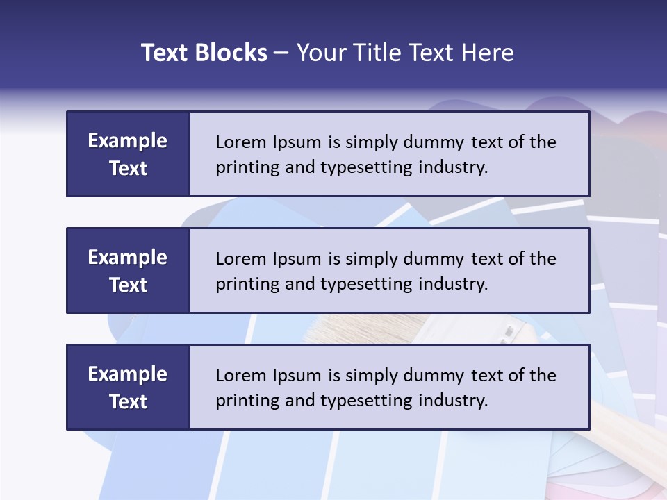 Example Bright Color PowerPoint Template