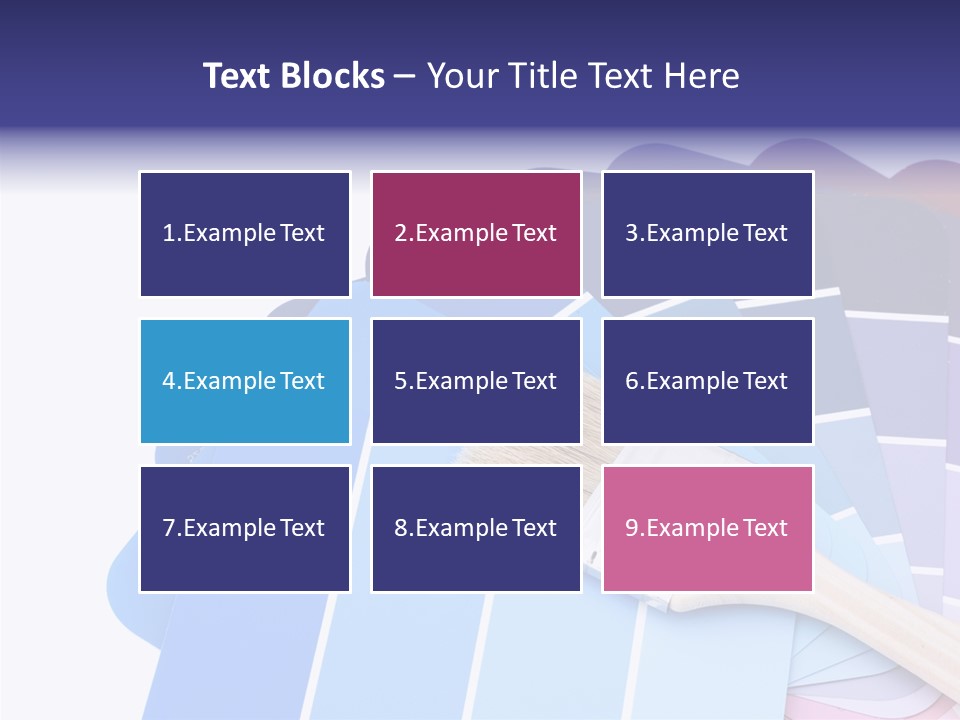 Example Bright Color PowerPoint Template
