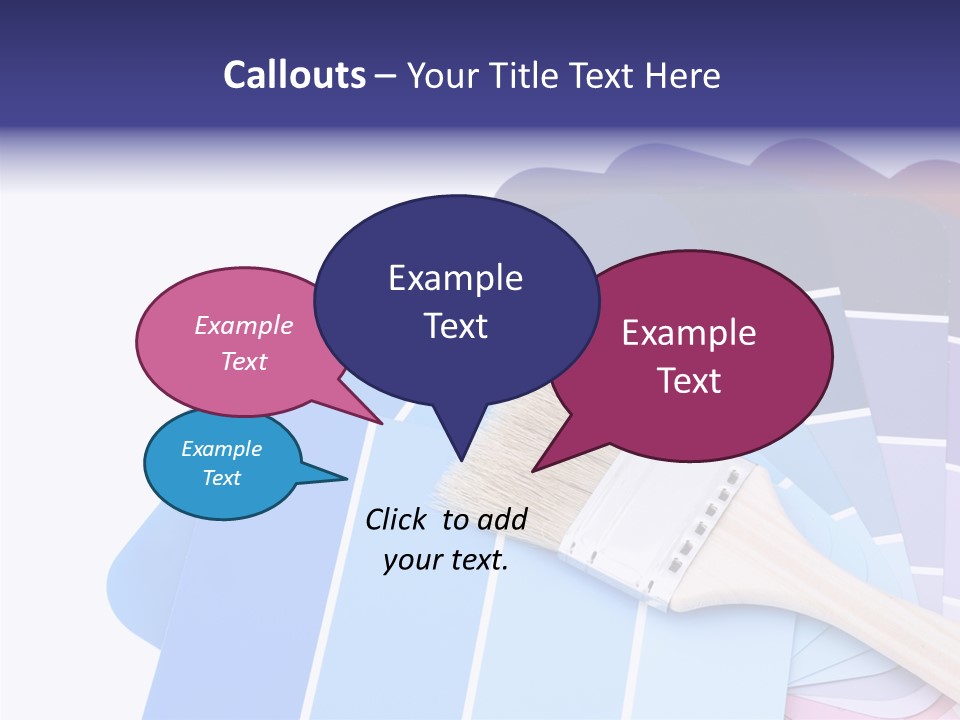 Example Bright Color PowerPoint Template