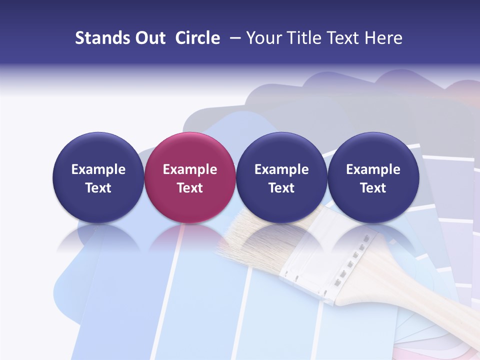 Example Bright Color PowerPoint Template