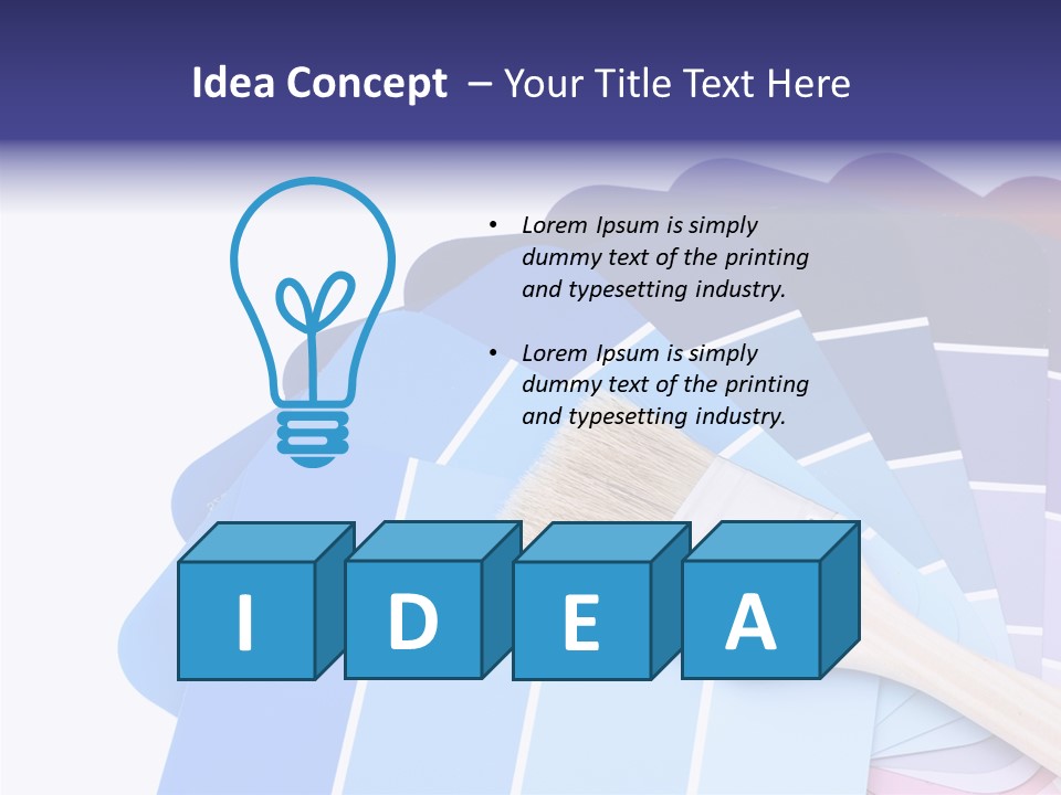 Example Bright Color PowerPoint Template