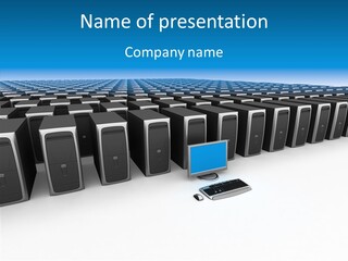 Conference Boardroom Chair PowerPoint Template