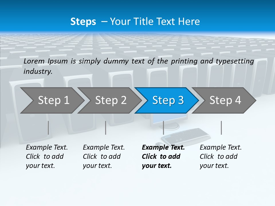 Conference Boardroom Chair PowerPoint Template