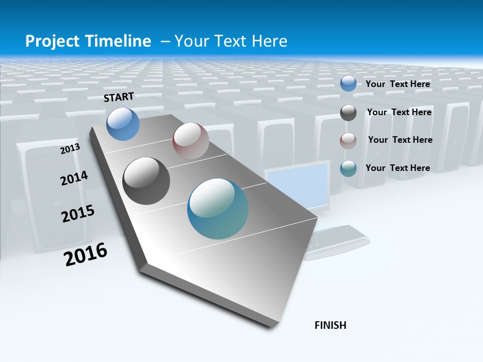 Conference Boardroom Chair PowerPoint Template