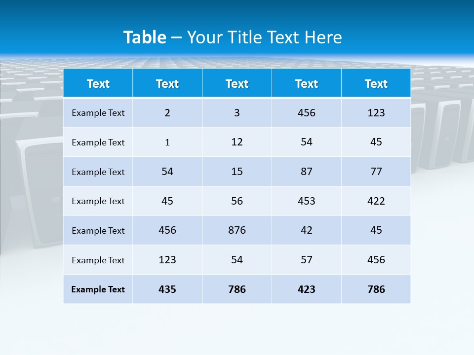Conference Boardroom Chair PowerPoint Template