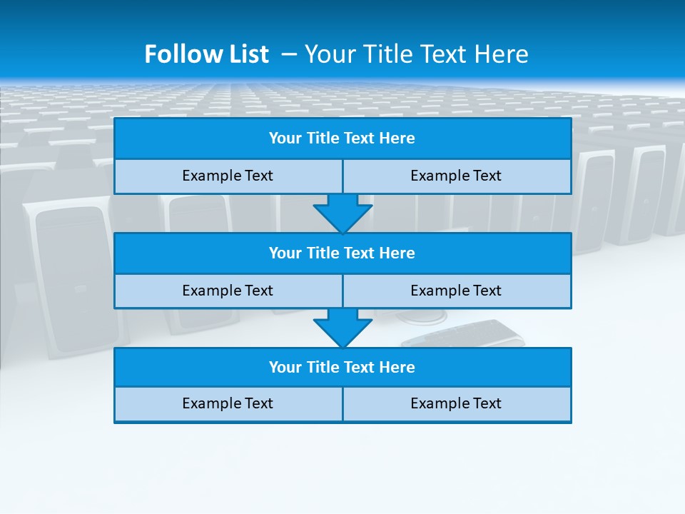 Conference Boardroom Chair PowerPoint Template