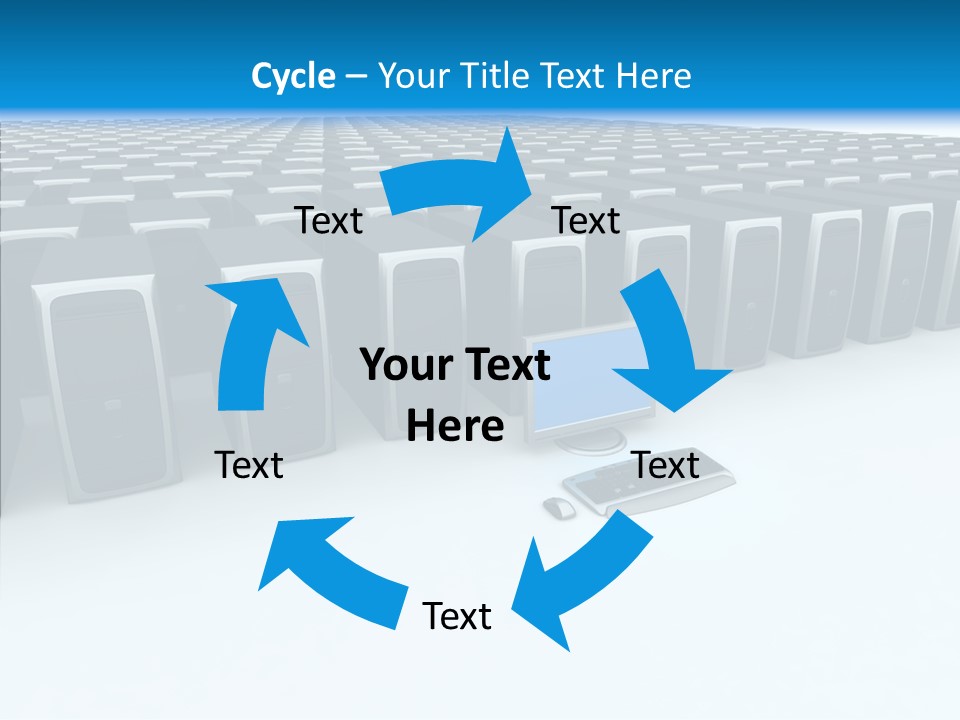 Conference Boardroom Chair PowerPoint Template