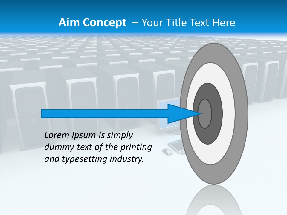 Conference Boardroom Chair PowerPoint Template