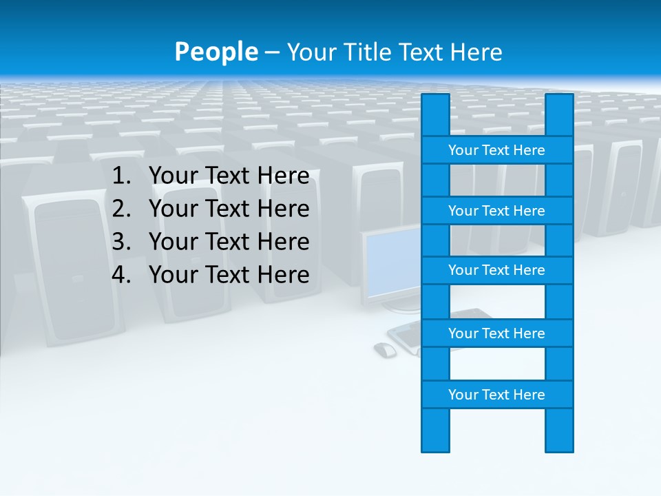 Conference Boardroom Chair PowerPoint Template