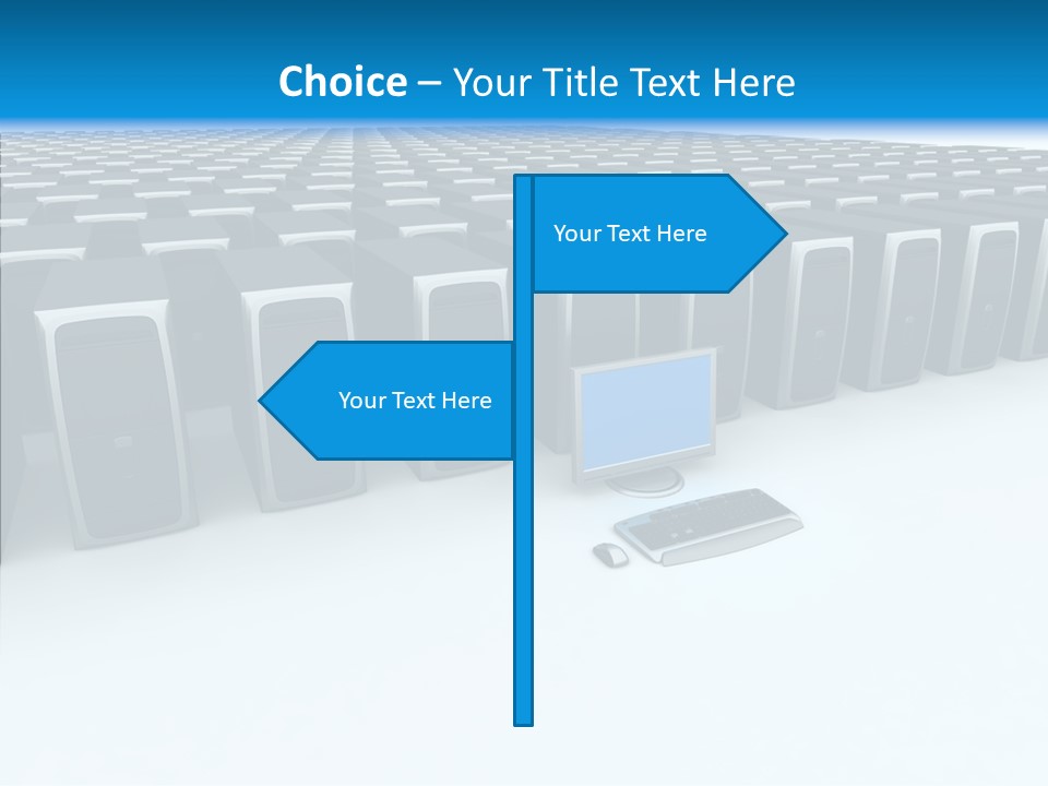 Conference Boardroom Chair PowerPoint Template