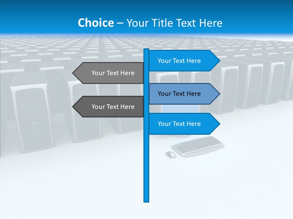 Conference Boardroom Chair PowerPoint Template