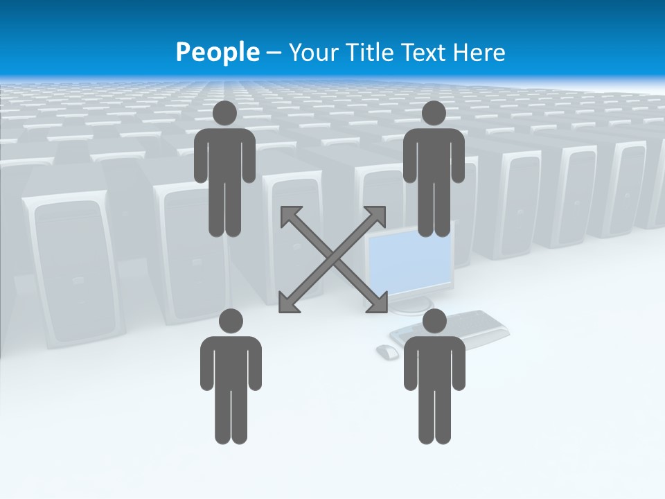 Conference Boardroom Chair PowerPoint Template