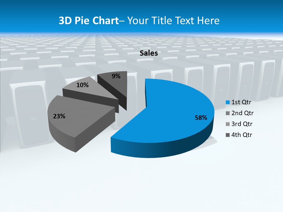 Conference Boardroom Chair PowerPoint Template