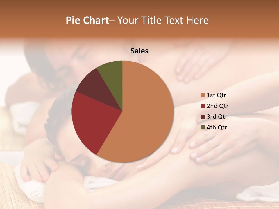 A Woman Getting A Back Massage From A Man PowerPoint Template