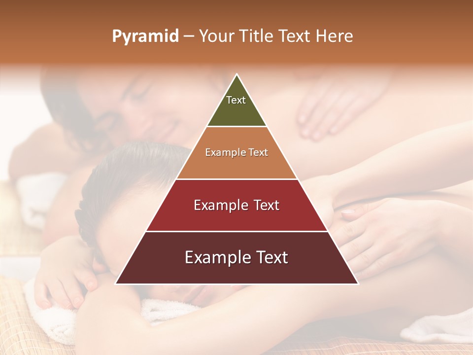 A Woman Getting A Back Massage From A Man PowerPoint Template