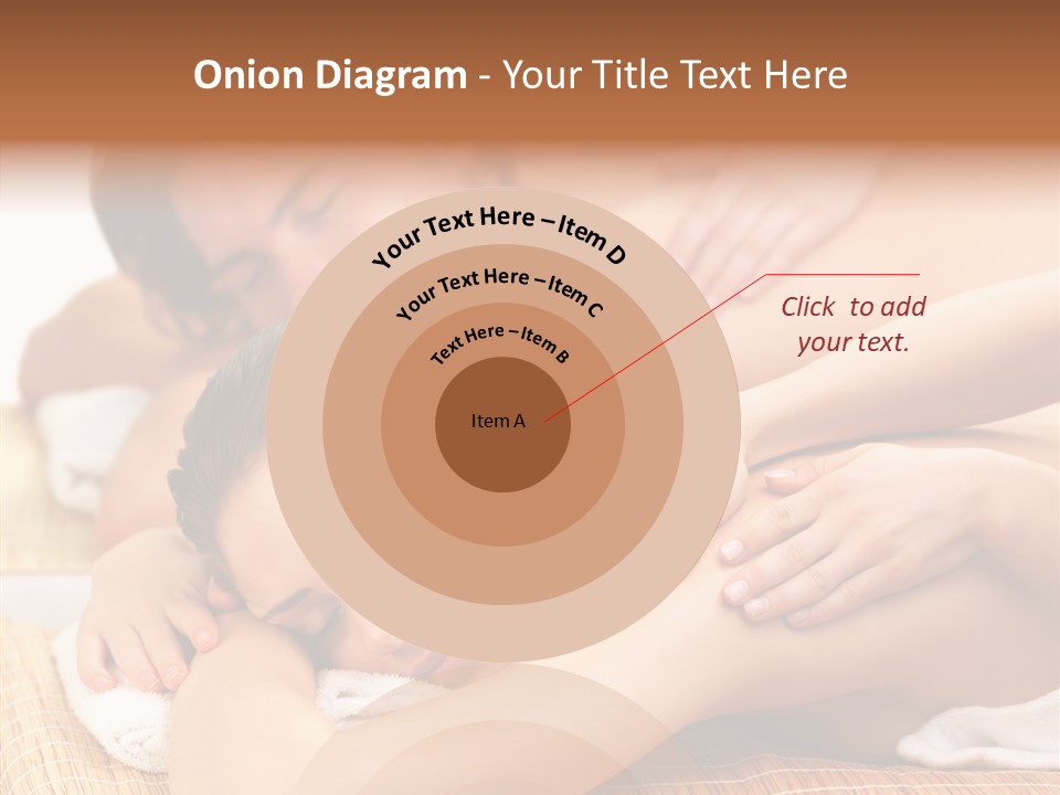 A Woman Getting A Back Massage From A Man PowerPoint Template