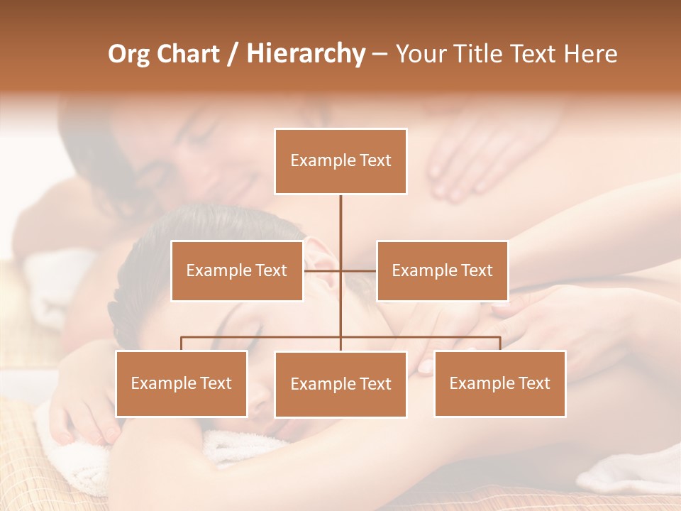 A Woman Getting A Back Massage From A Man PowerPoint Template